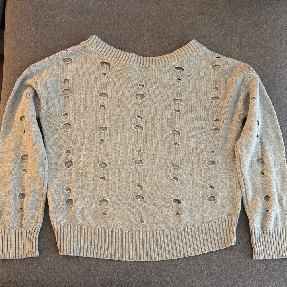 Distressed Springtime Sweater - Picture 7 of 7